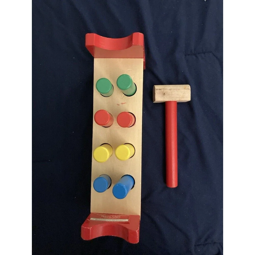 Melissa & Doug Pound a Peg | Includes All Pegs And 1 Hammer